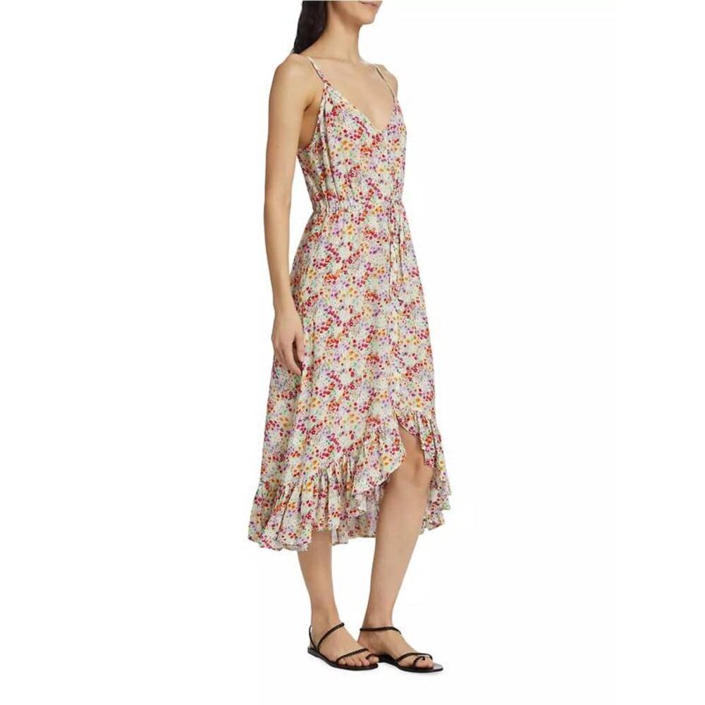 Rails Frida Floral Midi Sun Dress Fleur S NWT Resort Wear Festival Coastal - Picture 7 of 9